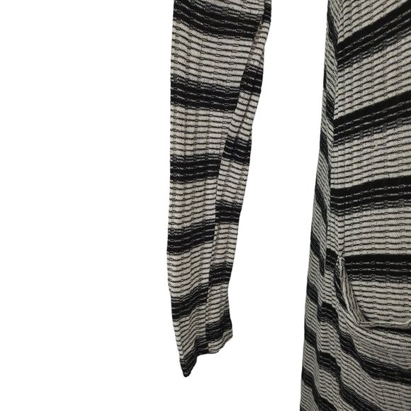 LuLaRoe Striped Open Front Cardigan Sweater Duster Womens Size XS Pockets - Picture 14 of 14